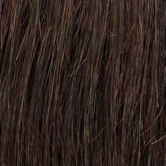 Farbmuster der Ellen Wille Ready Mono Part Perücke in Espresso Mix, dunkles Braun mit natürlichem Glanz für realistische Haaroptik.