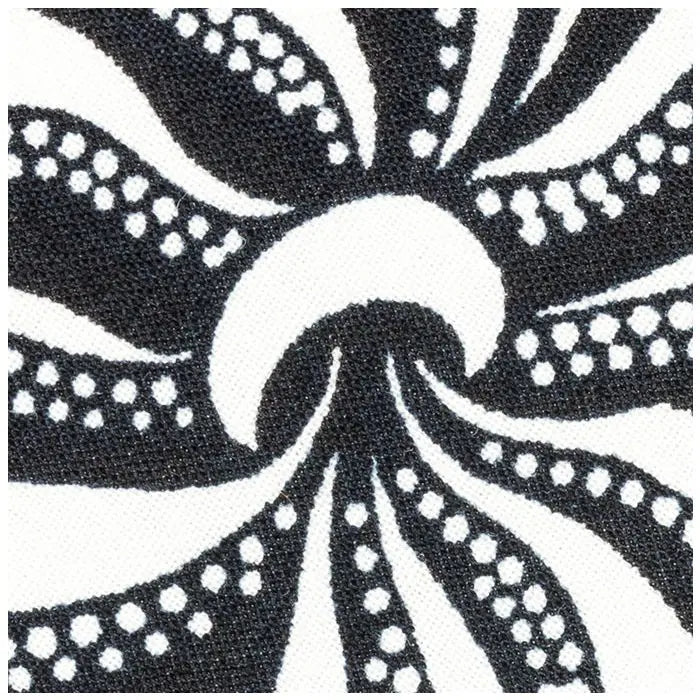 black white