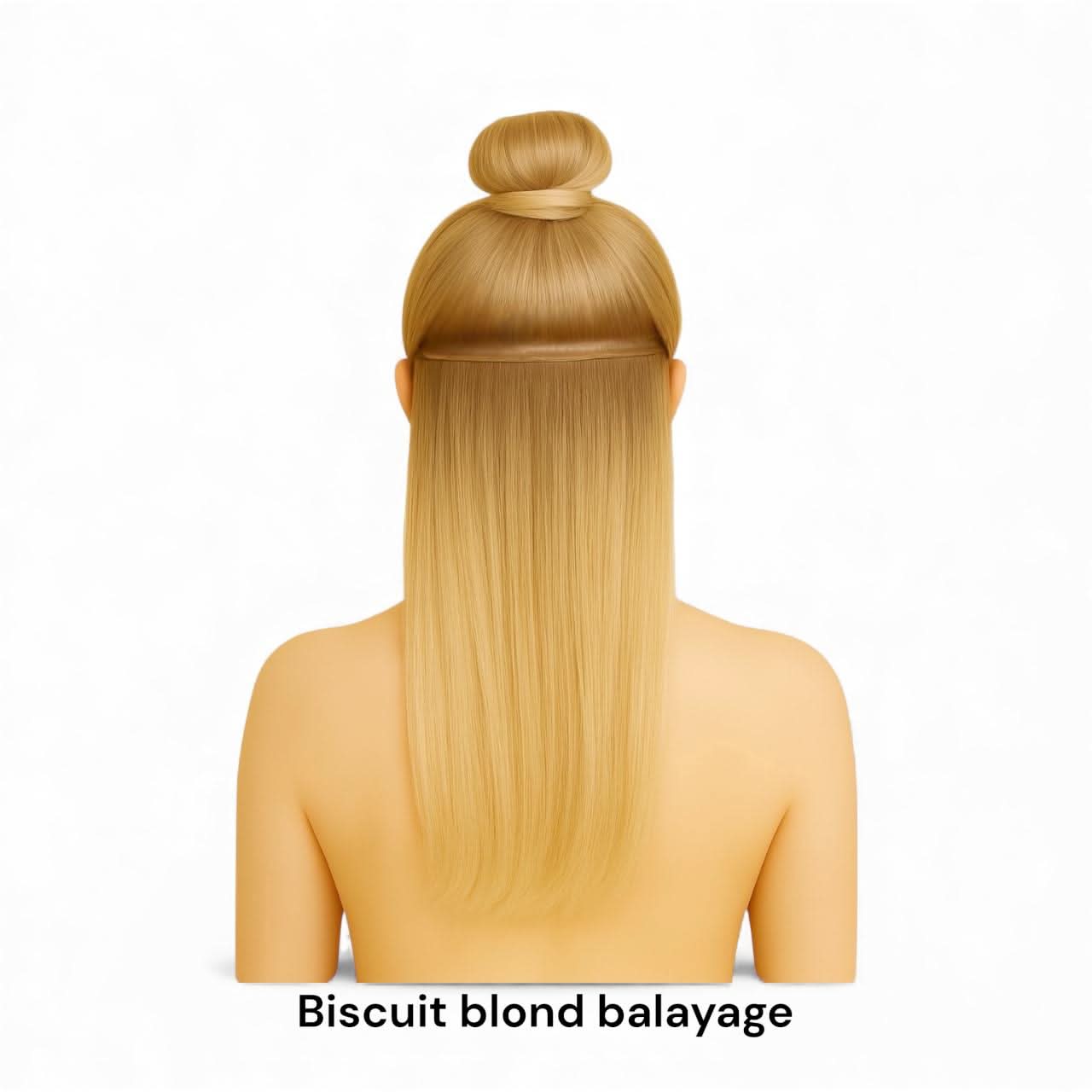 NOGI True Glam Clip Biscuit Blond Balayage