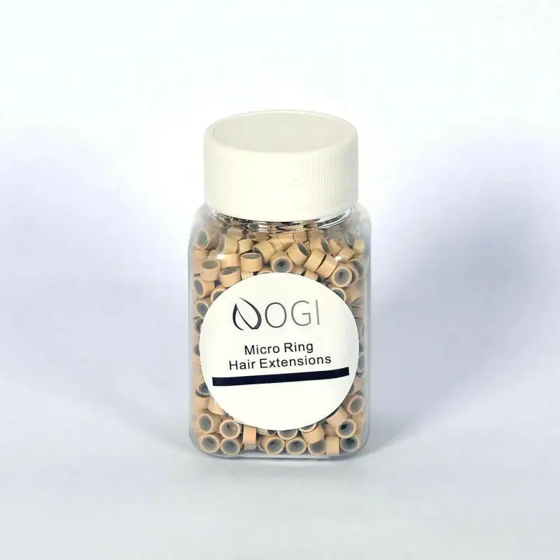 Nogi Accessoires – Mikroringe 50G -  Hell-beige