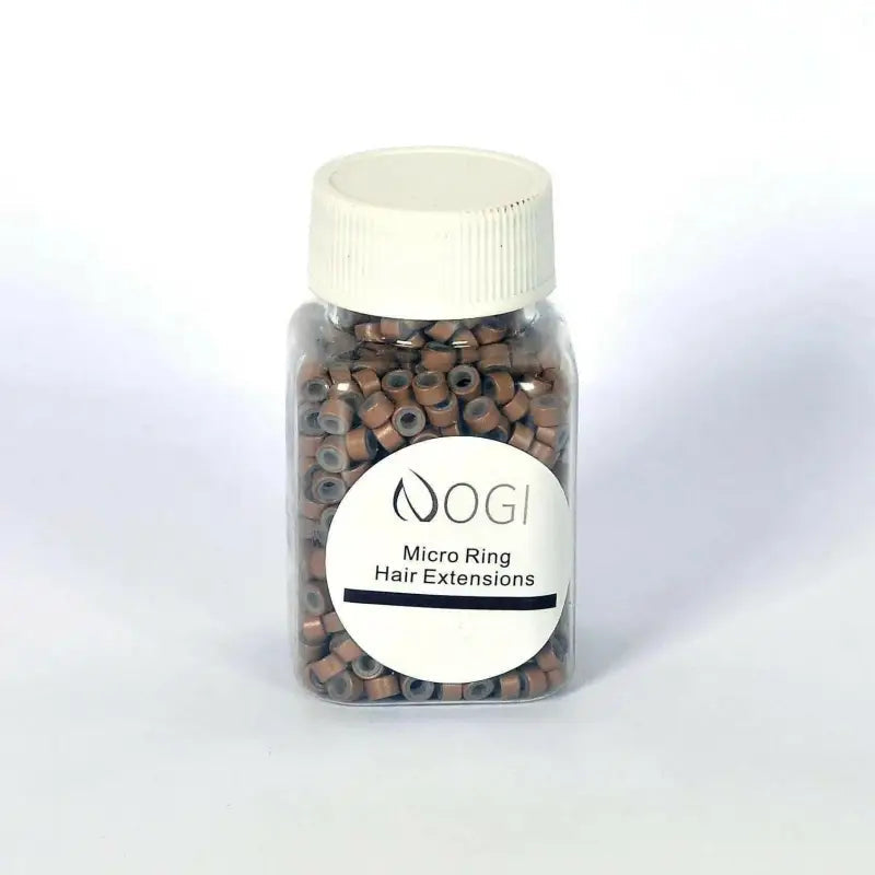 Nogi Accessoires – Mikroringe 50G -  Hell-braun