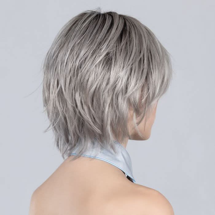 metallic blonde rooted