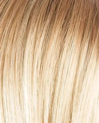 Ellen Wille Affair Platinum Blonde Frisur mit Wispy Layers und Bangs - sandyblonde rooted Perücken Kunsthaarperücken