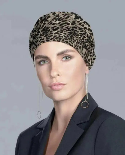 Leopard Print Turban Head Wrap by Ellen Wille Wild Cat Ocean Mix - Kopfbedeckung Mützen & Kopfbedeckungen