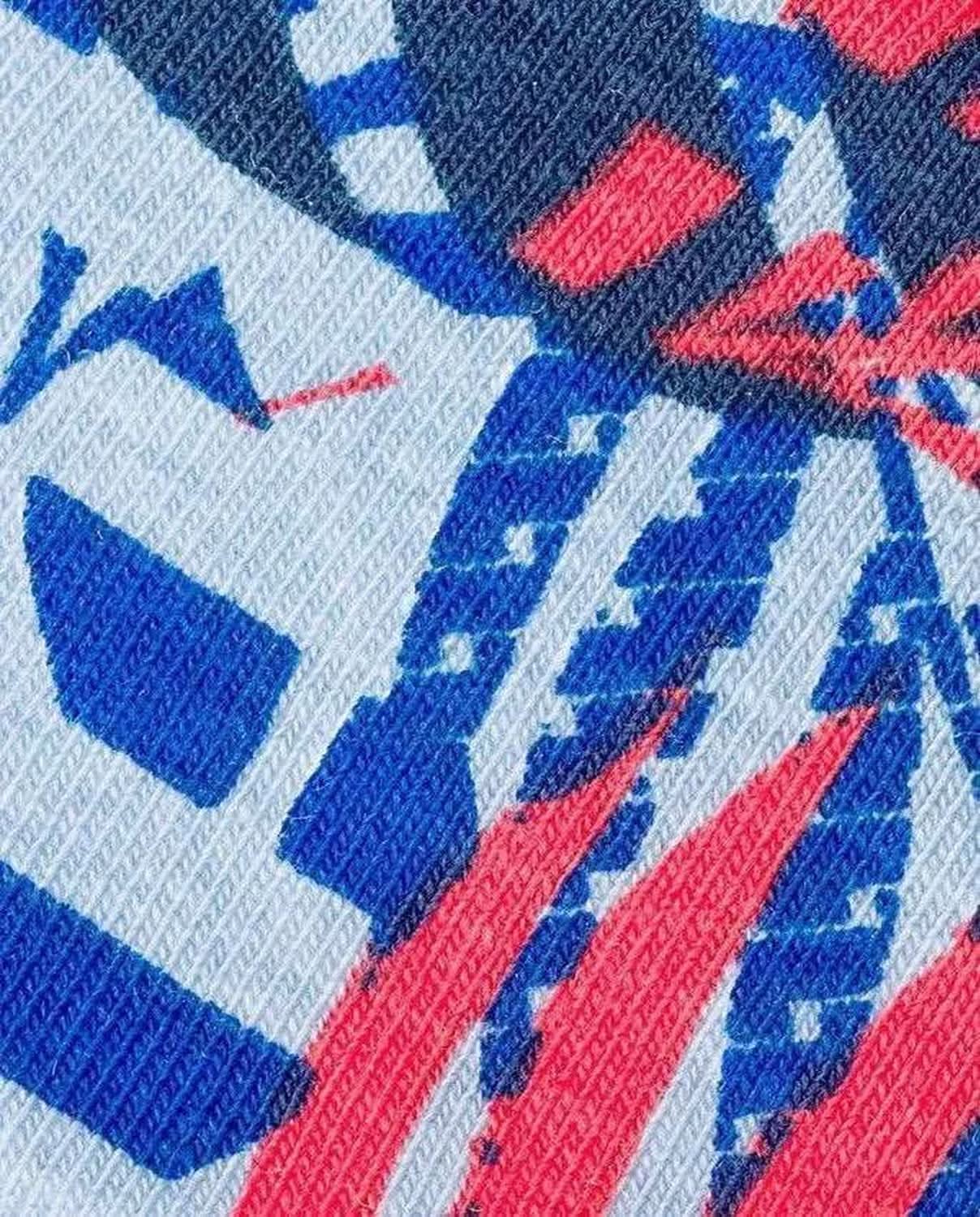 Ellen Wille Comfort Cap blue leaves