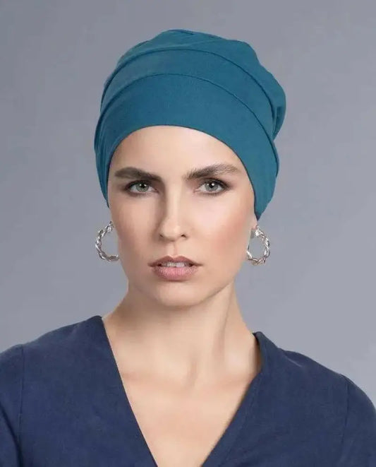 Teal Elegante Turban von Ellen Wille im Nogi Beauty Shop - Kopfbedeckung Mützen & Kopfbedeckungen Turbane