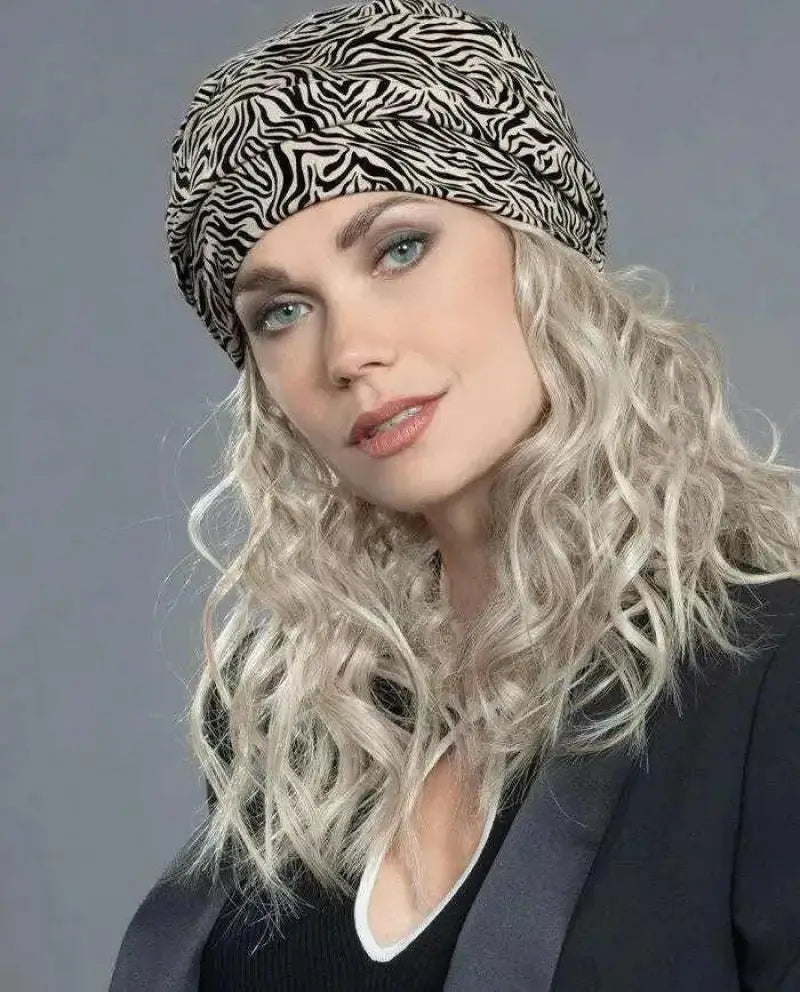 Ellen Wille Tuch mit schwarz-weiß gestreiftem Goga Turban Design - Kopfbedeckung Mützen & Kopfbedeckungen