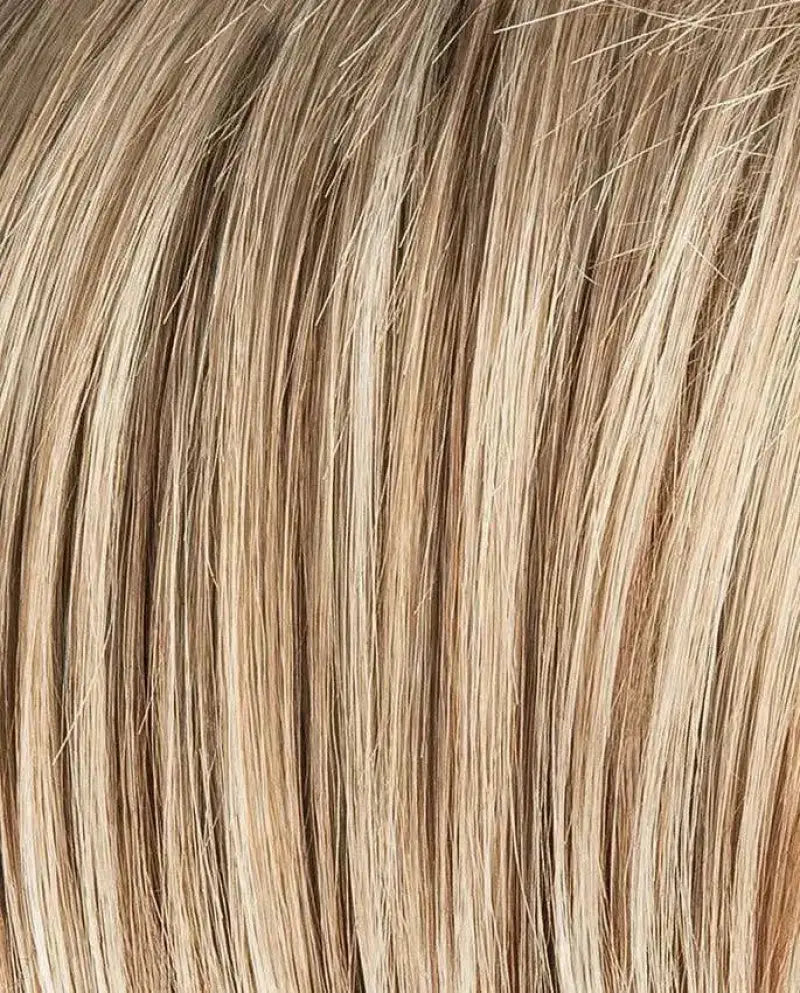 Platinblonde Bob mit geraden Pony von Ellen Wille im Nogi Beauty Shop - sandyblonde rooted Perücken Kunsthaarperücken