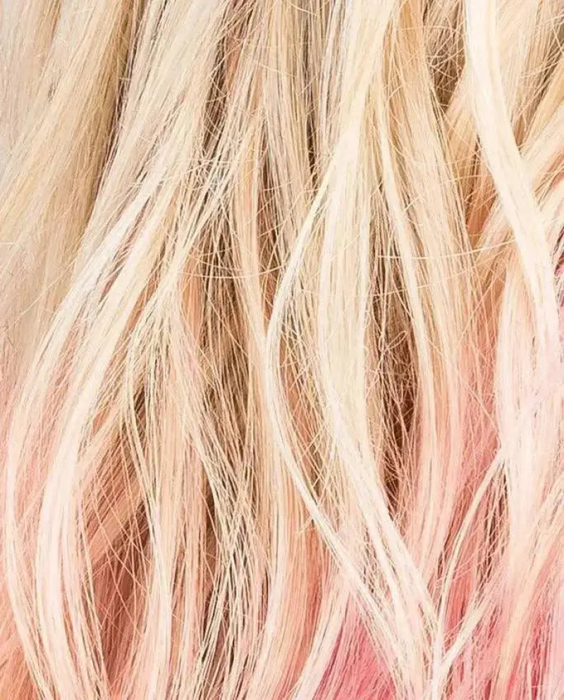 Ellen Wille Tabu Perücke mit platinblondem und pinkem Ombre-Effekt - roseblonde rooted Perücken Kunsthaarperücken